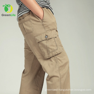 High Quality Leisure Cotton Multi-Pocket XL-6XL Plus Size Boy's Jogger Pants